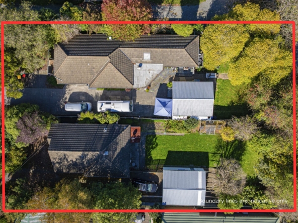 Boundary lines are indicative only no line in middle